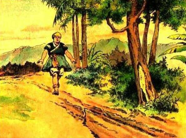 连环画《一幅僮锦》，根据民间传说改编，出自著名画家颜梅华笔下