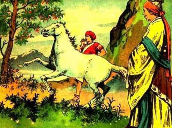 连环画《一幅僮锦》，根据民间传说改编，出自著名画家颜梅华笔下