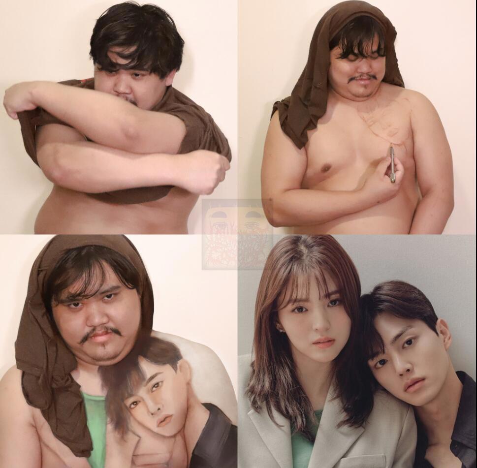 泰国小哥终于对火影出手了，写轮眼辣眼睛，创作果然没有瓶颈