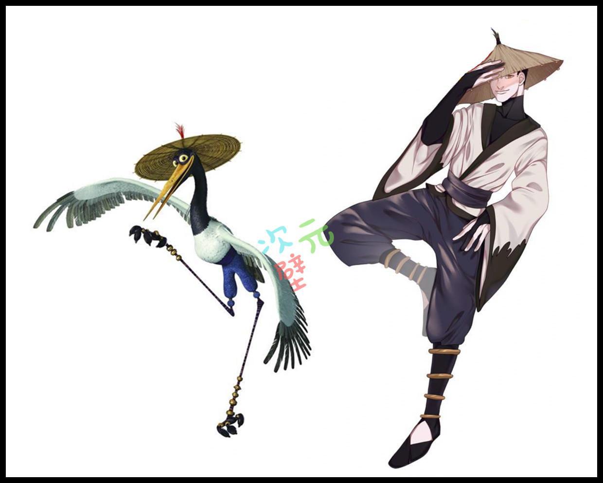 当功夫熊猫“全员拟人”，中国古风太有味道了，沈王爷太邪魅了