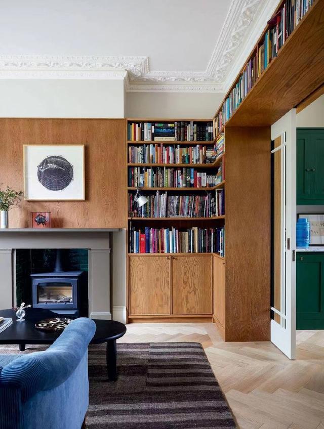 伦敦一家人的复古老别墅，家具和色彩碰撞出优雅魅力，过分养眼了