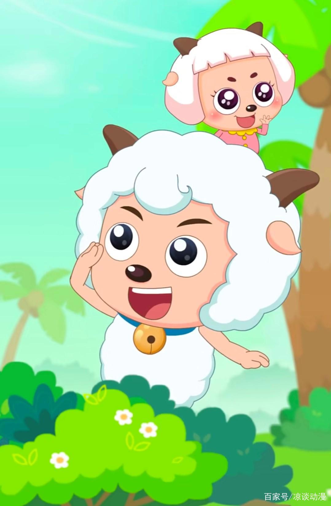 喜羊羊与灰太狼：官方也开始玩梗了，懒羊羊的头型终于变了