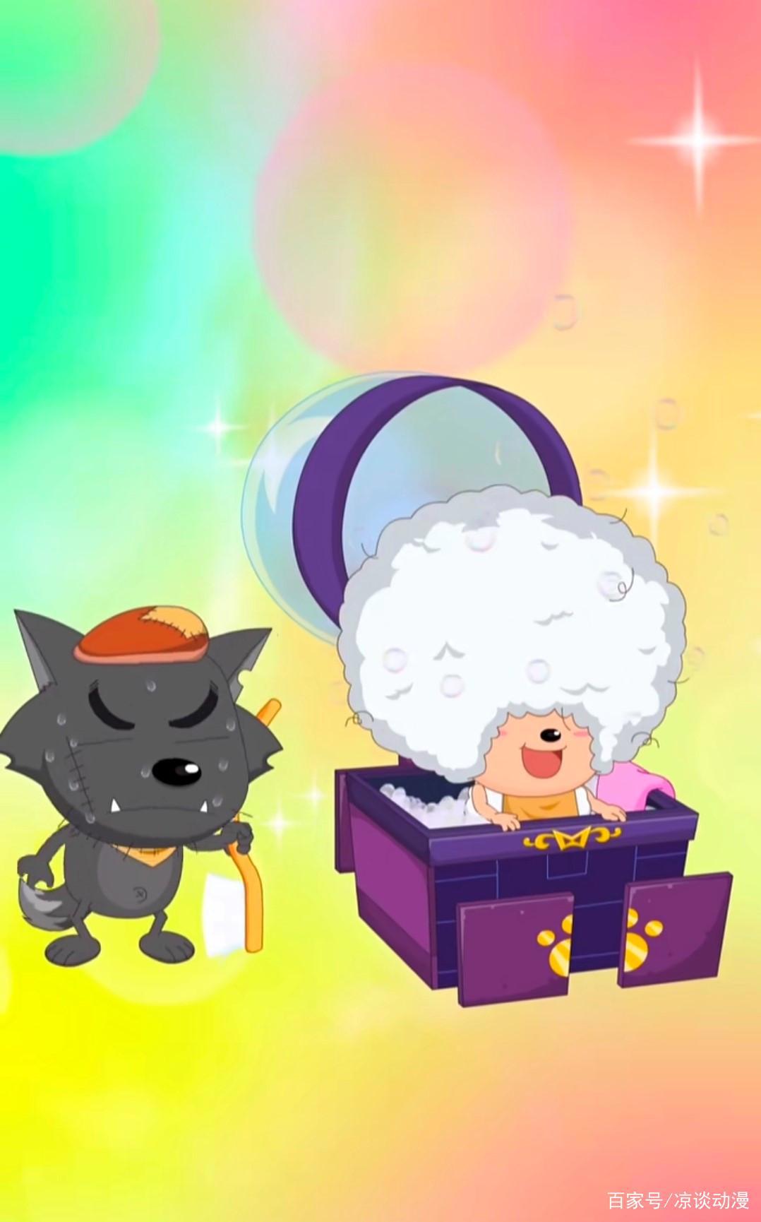 喜羊羊与灰太狼：官方也开始玩梗了，懒羊羊的头型终于变了