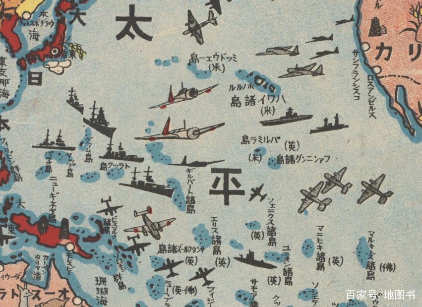 你知道1942年的二战形势吗？这张日本战争地图能看到全球战场