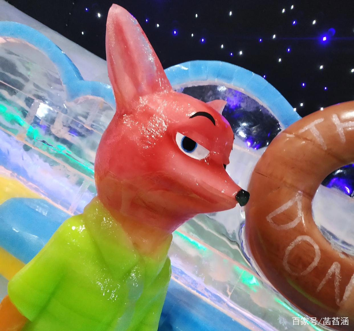 南京红山动物园，别样的“寒冷”，冰天雪地，冰雕展