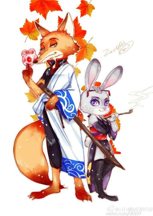 疯狂动物城朱迪和尼克两人各种乱入亮点十足，可以说是戏精本人了