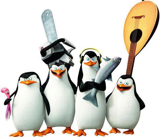 超萌四贱客！马达加斯加的企鹅