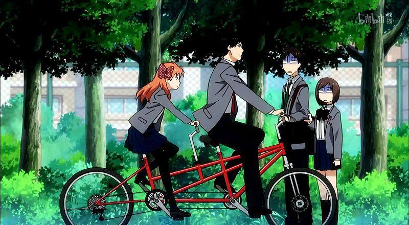 动漫趣谈，骑扫把的姿势展现魔女实力，骑单车的姿势展现男女性情