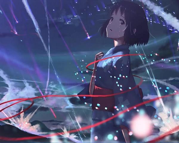 《你的名字》中的经典句子和美图，九月露湿，待君之前