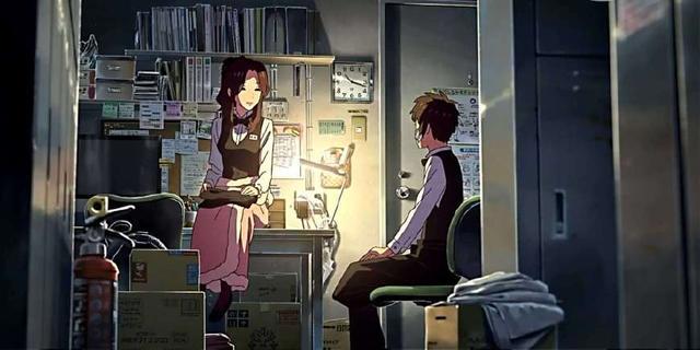 《你的名字》：之前非常火的一部动漫，有关于不同时空的倾心之恋