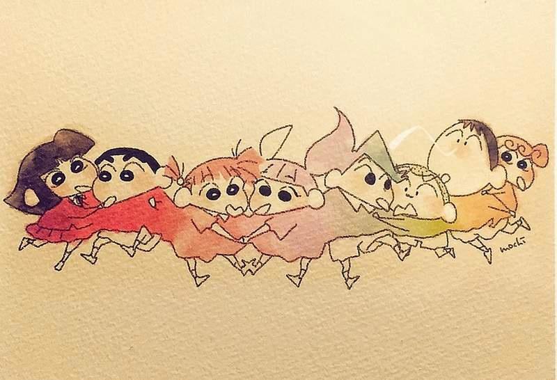 这版的薇薇和娜美喜欢吗？蜡笔小新风格的海贼王与名侦探柯南