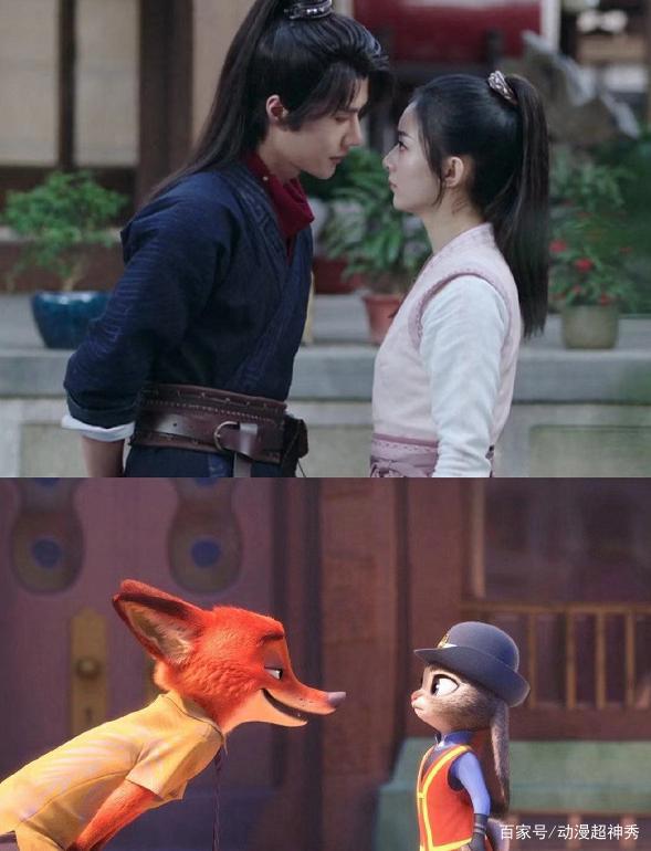 真人版《疯狂动物城》？赵丽颖是兔子朱迪，王一博是狐狸尼克