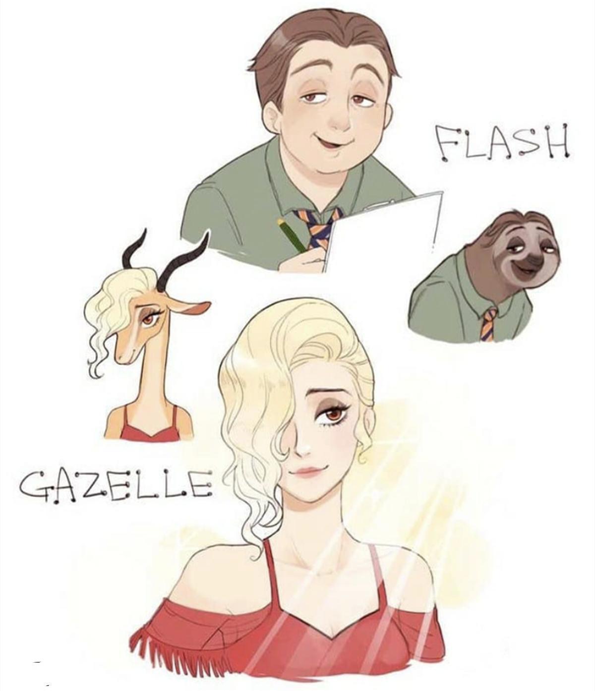 疯狂动物城拟人版，一场追寻梦想的疯狂之旅，还有其他作品拟人化