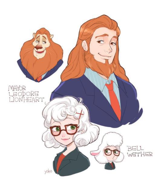 同人漫画丨《疯狂动物城》集体拟人化，贪吃的豹警官，真的好形象