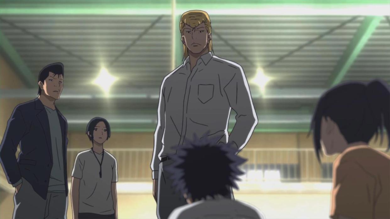 动画《鸭子的天空》运动男孩攻略五个不良少年，从有经验的开始