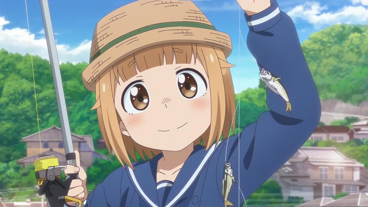 JK萌妹子的钓鱼日常，无论什么时候看都是那么治愈