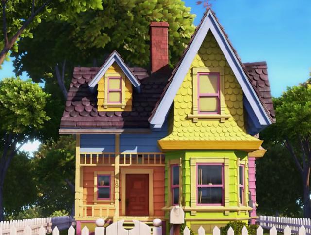 《飞屋环游记》一老一少的气球之旅，是对爱情与梦想的追求