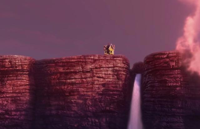 《飞屋环游记》一老一少的气球之旅，是对爱情与梦想的追求