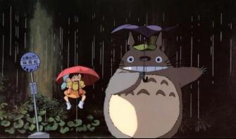 宫崎骏一部精美动漫龙猫，无论画风还是剧情都让人非常轻松和感动