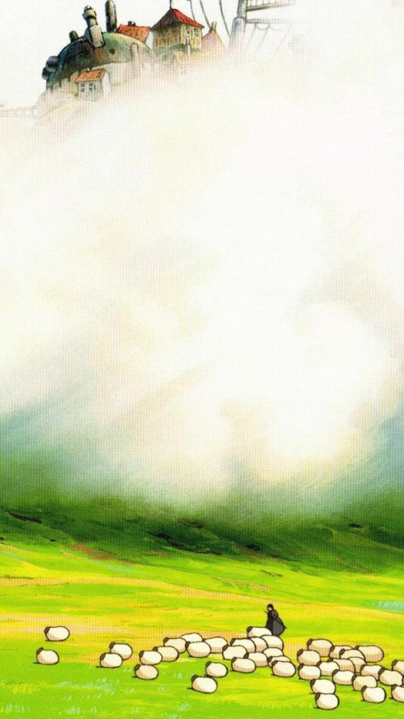 再看哈尔的移动城堡，宫崎骏最美的动画精美图片献给大家~