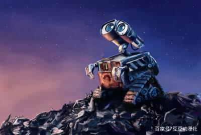 经典动漫电影，《机器人总动员》，机器人的唯美爱情