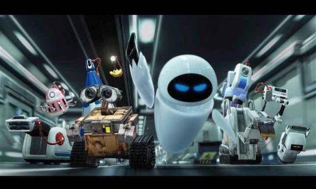 机器人总动员，人类未来世界的真实还原，具有教育意义的动画！
