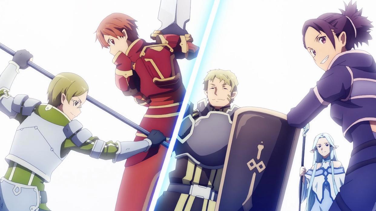 刀剑神域爱丽丝篇14话预告：桐人的援军到达，亚丝娜开心的笑了