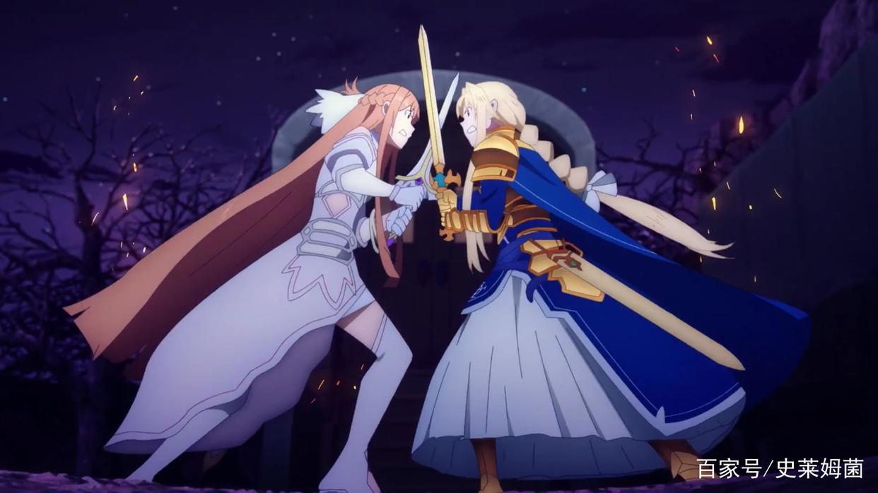 刀剑神域爱丽丝篇：正宫亚丝娜正式登场，见面瞬间桐人泪崩