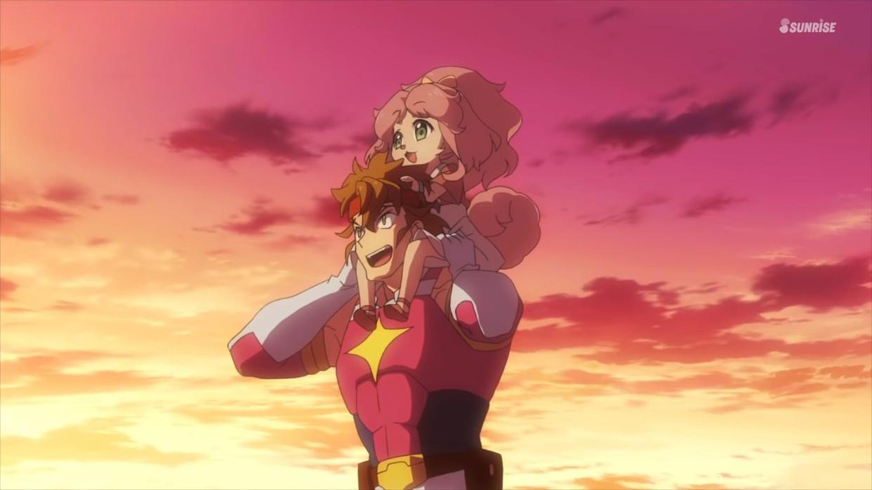 这部动画因为神展开引起热议，开高达进入异世界很有看点