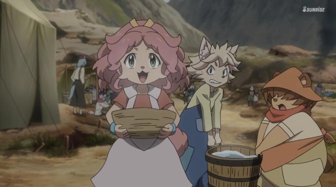 这部动画因为神展开引起热议，开高达进入异世界很有看点