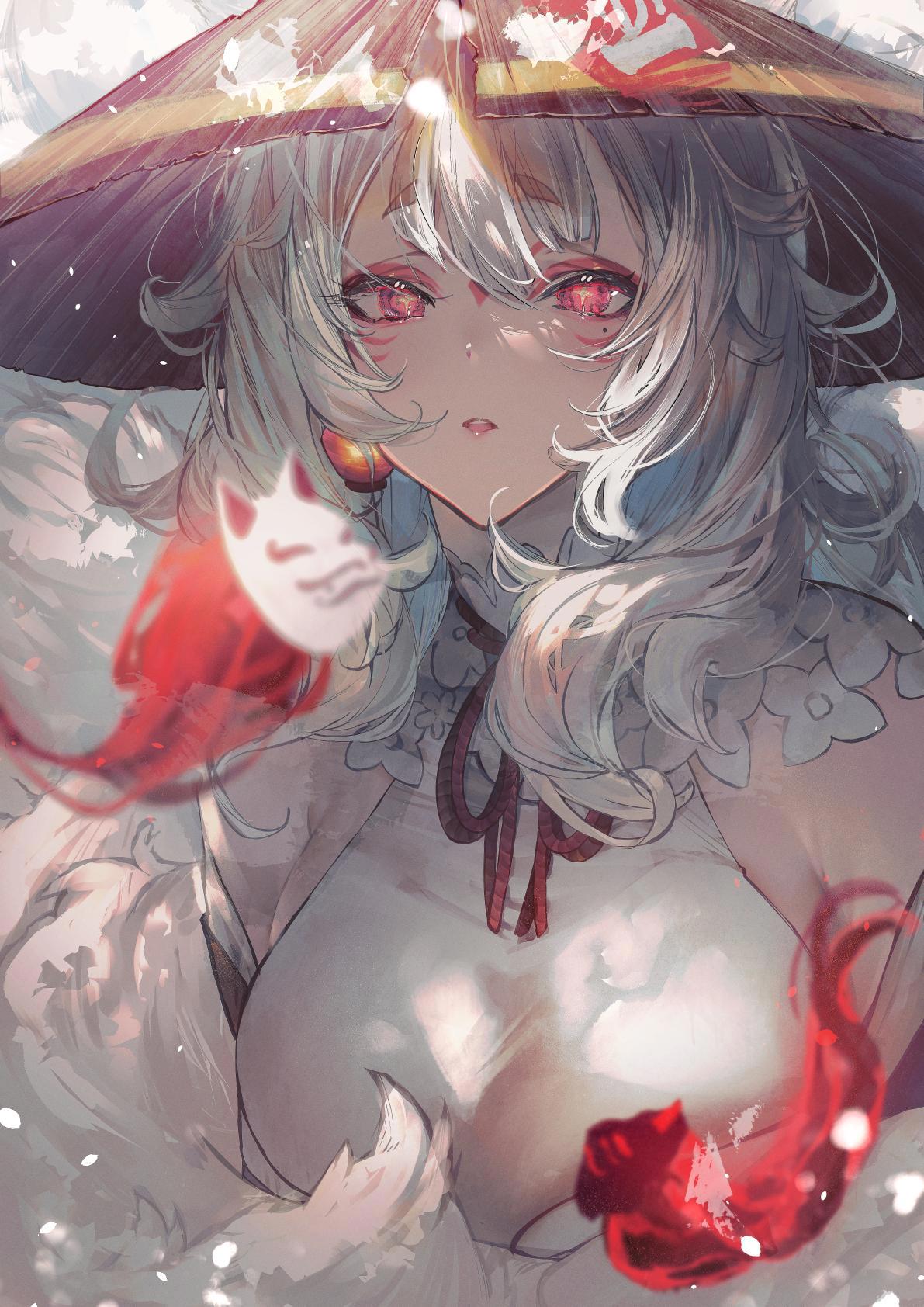 画师「anon」作品欣赏：独具特色，可甜可咸的虚拟主播同人插画