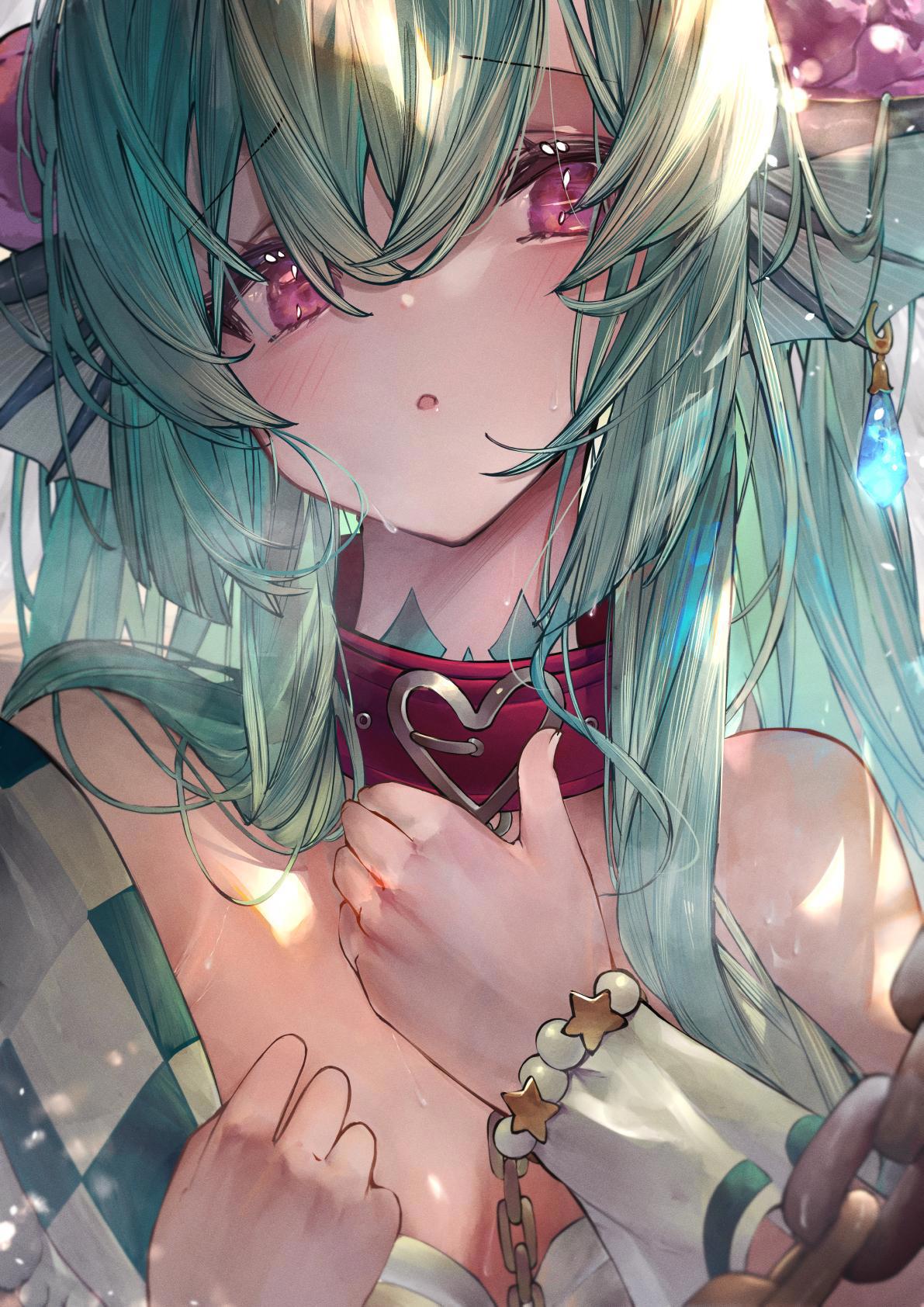 画师「anon」作品欣赏：独具特色，可甜可咸的虚拟主播同人插画