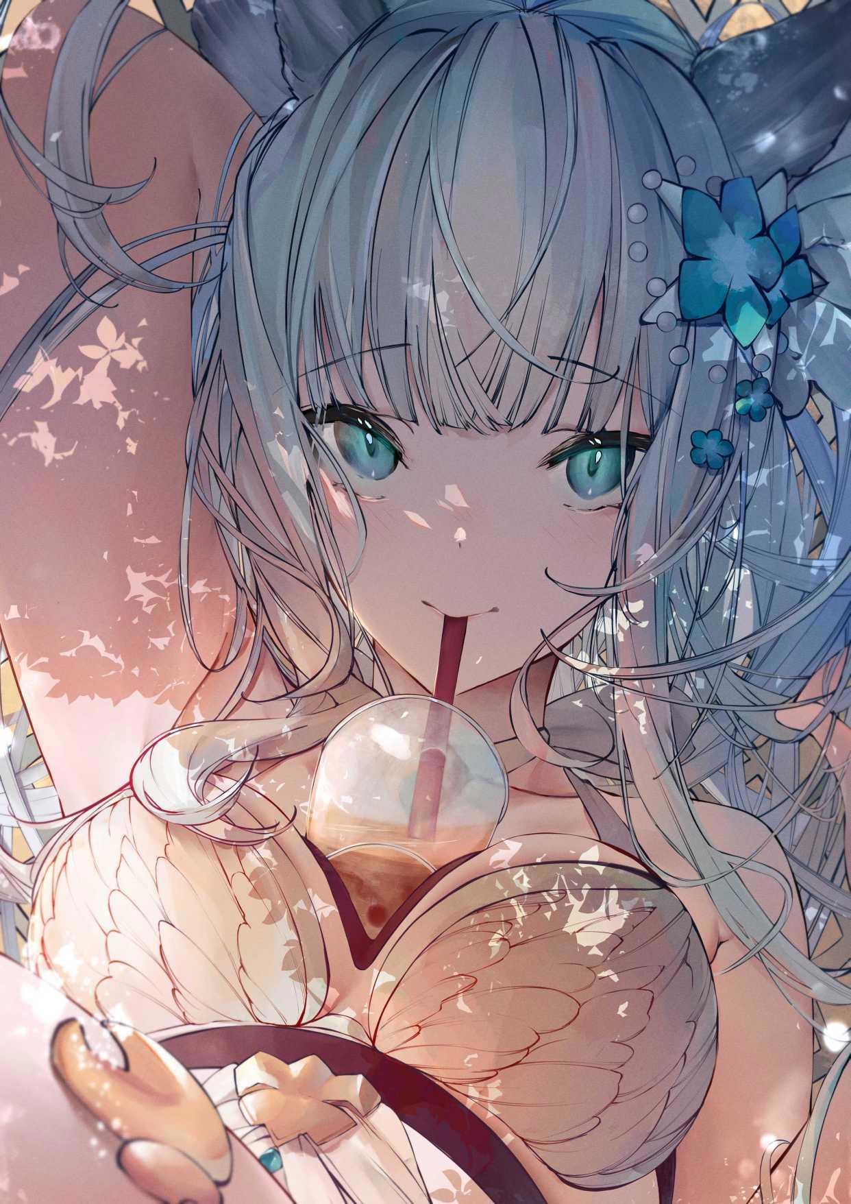 画师「anon」作品欣赏：独具特色，可甜可咸的虚拟主播同人插画