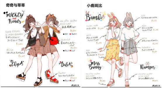 迪士尼女孩夏天如何穿搭，米奇那套太可爱，灰姑娘美出新高度