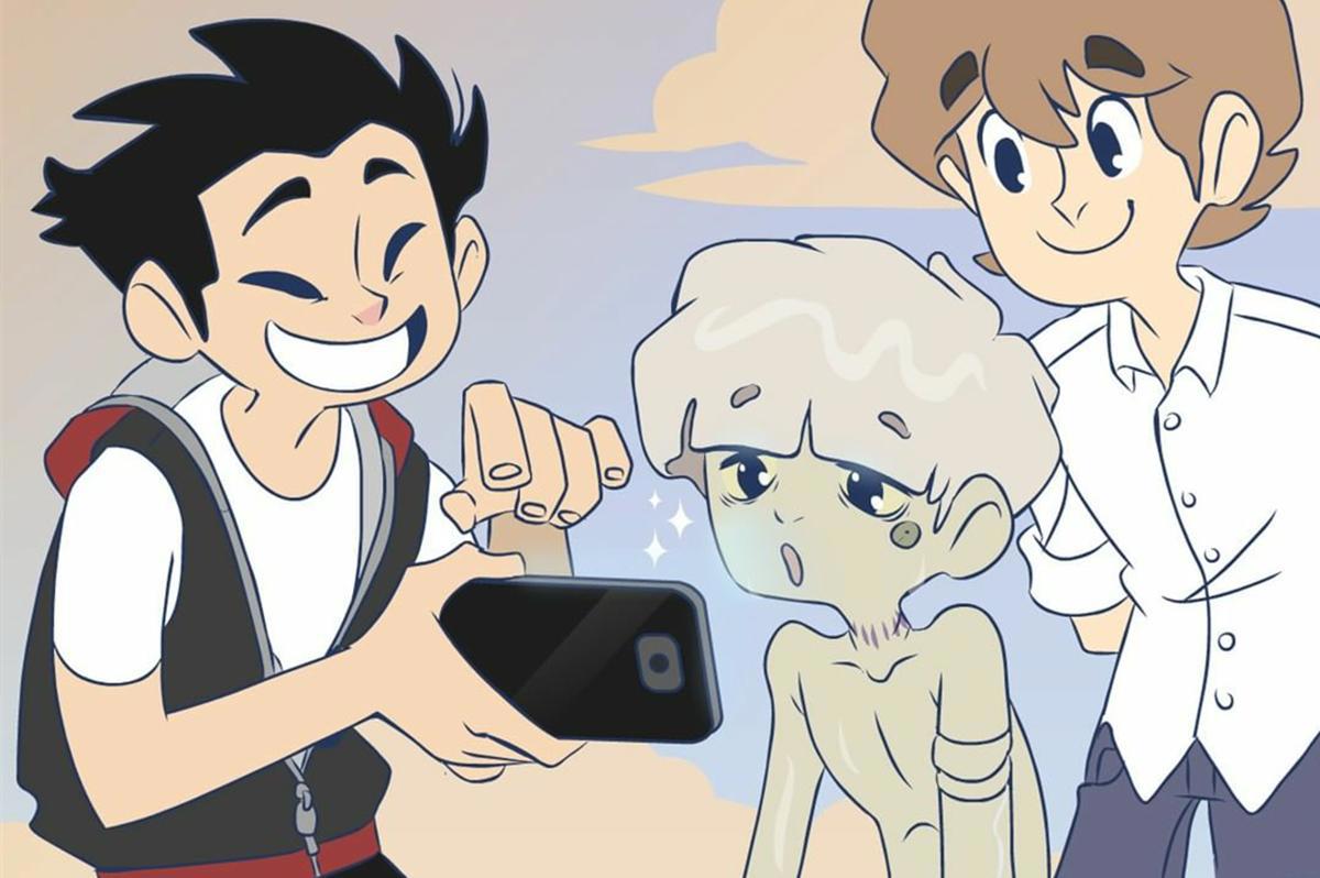 小美人鱼的哥哥照相感到自卑，两个男主乐于助人，情商果然挺高的