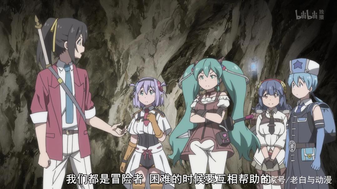 这部新番妹子绑着双马尾，长相酷似初音未来，新老婆预定！