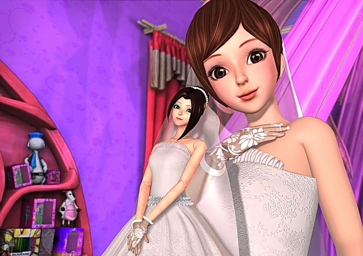 叶罗丽：动漫中思思的服装造型很多，漫画版的她也一样造型百变