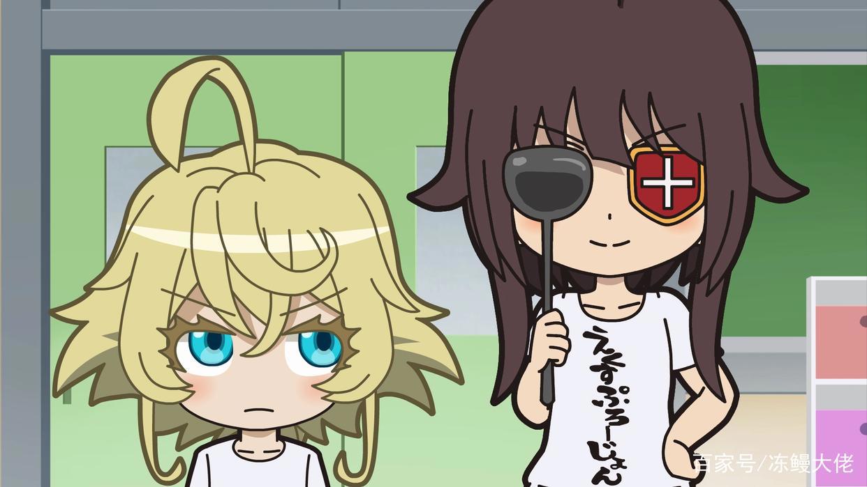 异世界四重奏：骨王又被太子坑了，惠惠的新造型很中二