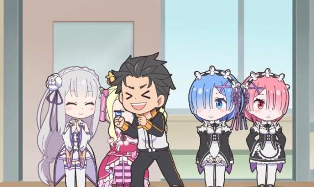 四月新番异世界四重奏：骨傲天vs阿库娅，蕾姆谭雅的校园生活开始