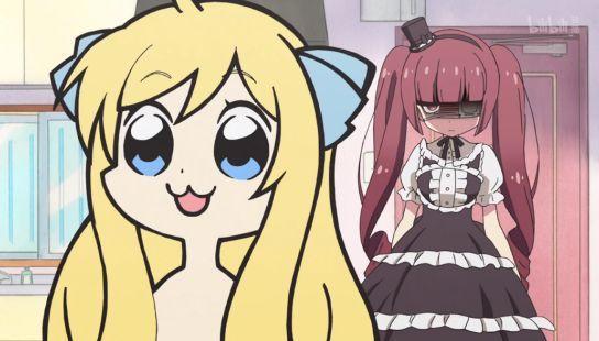 《邪神与厨二病少女》最新话：小邪神渣男典范，脸型瞬间POP子化