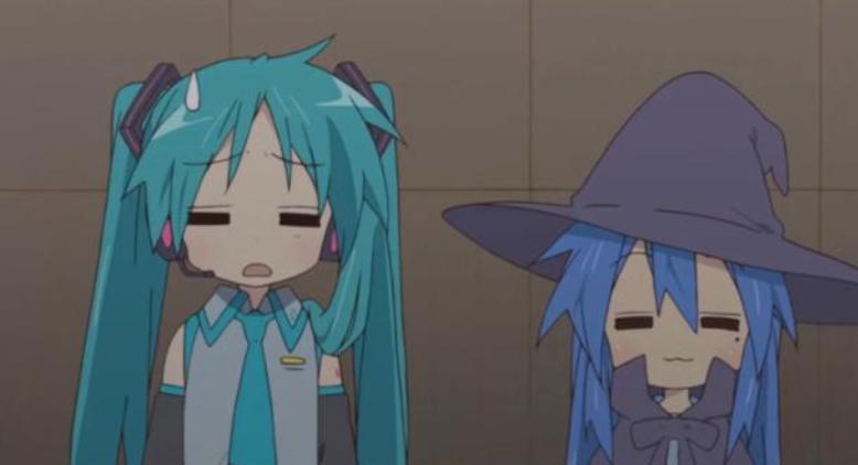 初音客串《邪神与厨二病少女》，形象超级可爱，不愧是“整活番”