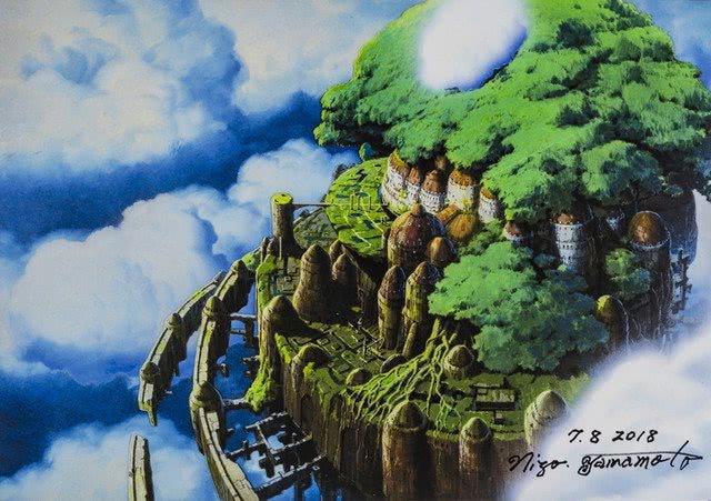 《天空之城》出新画集！价格976美元风格美如画