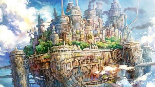 治愈动漫《天空之城》，世界之外的乌托邦，宫崎骏的反战动漫