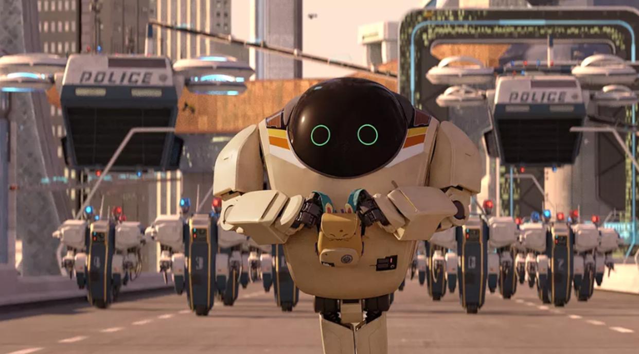 阿里和万达合作出品，这部动画片被誉为中国版《超能陆战队》