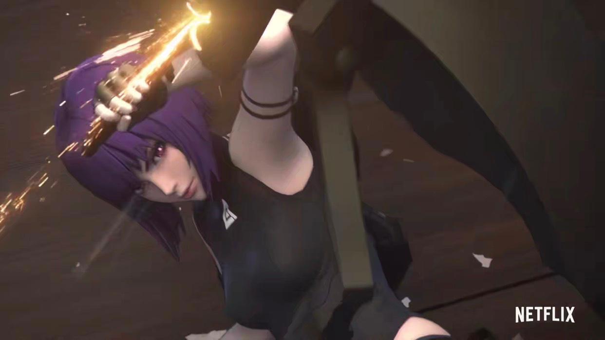 攻壳机动队时隔多年以3D动画回归，网友：还是纸片人老婆香！