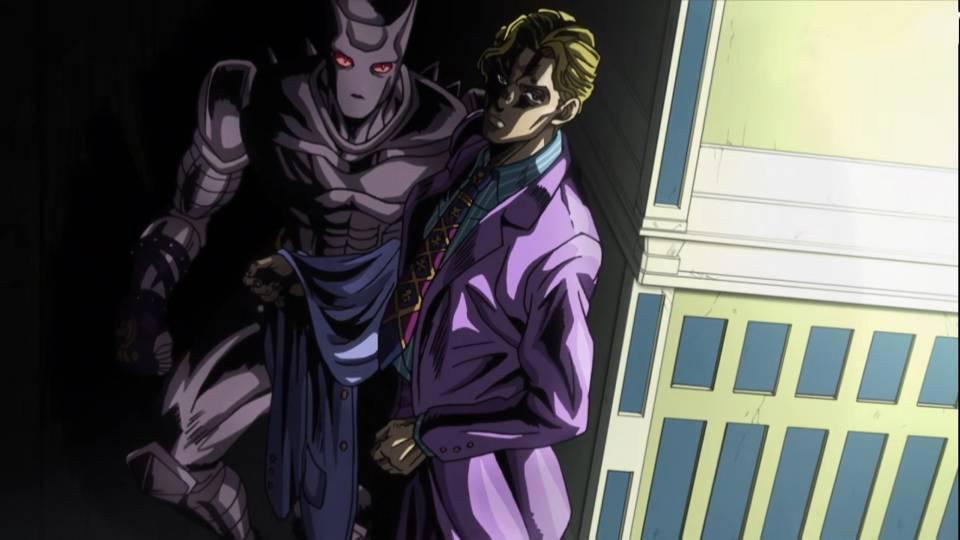 JOJO的奇妙冒险不灭钻石，吉良吉影的第一枯萎穿心攻击