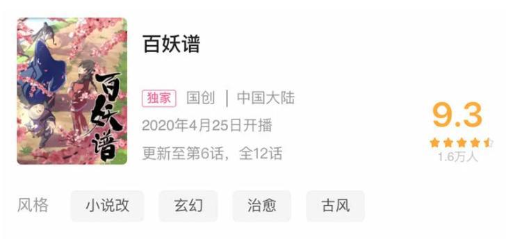 B站9.3分的《百妖谱》，是值得被夸一夸的国产动画！