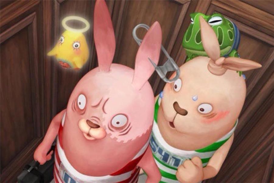 画师将逃亡兔拟人化，接触二次元久了，看只兔子都觉得眉清目秀