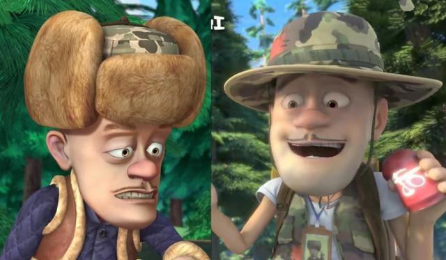 熊出没：赵琳和光头强的新版造型变化，光头强逆袭！