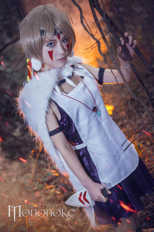 宫崎骏幽灵公主cosplay